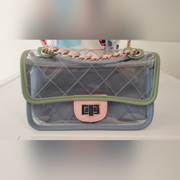 Y2K Clear Jelly Shoulder Purse Bag - Picture 2 of 7